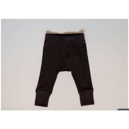 Ribbed Modal Pant - Vintage Black