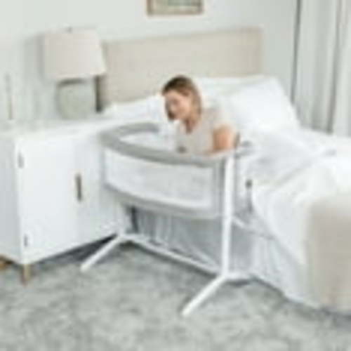 Baby Delight Beside Me Serenity Infant Bassinet and Bedside Sleeper, Pebble Grey