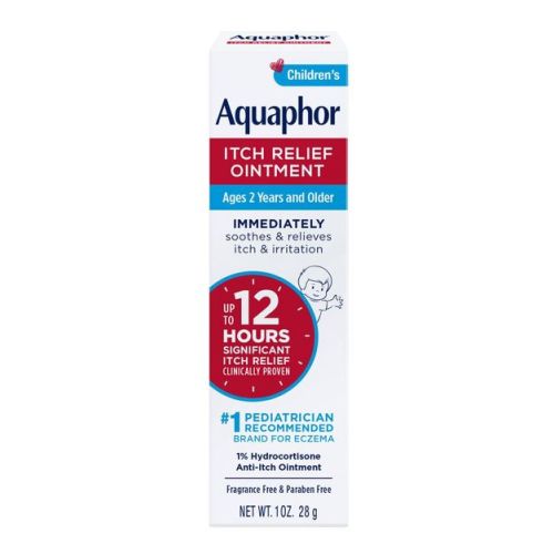 Aquaphor Children's Itch Relief Ointment - 1% Hydrocortisone Anti-itch Ointment - 1oz