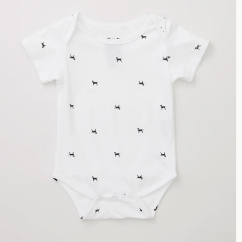 Lil Kids Mini Dog Print Onesie – The Black Dog