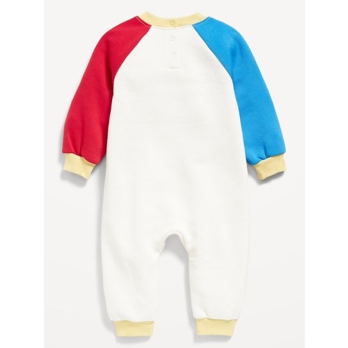 Long-Sleeve Fleece One-Piece Jumpsuit 6-12M
