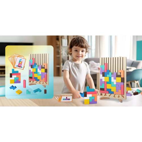 Wooden Stacking Puzzle Set