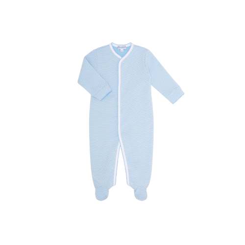 Blue Bubble Baby Footie - 3-6