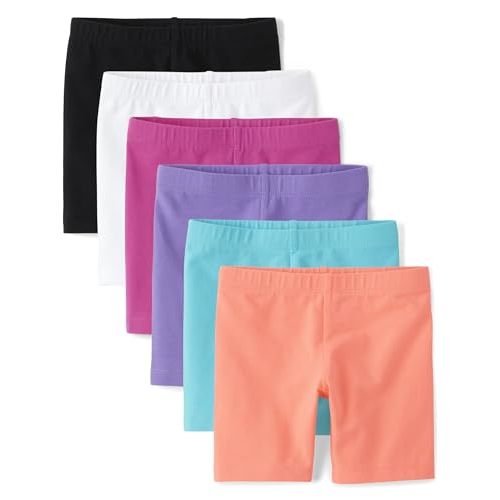 The Children's Place Baby Girls' and Toddler Solid Bike Shorts