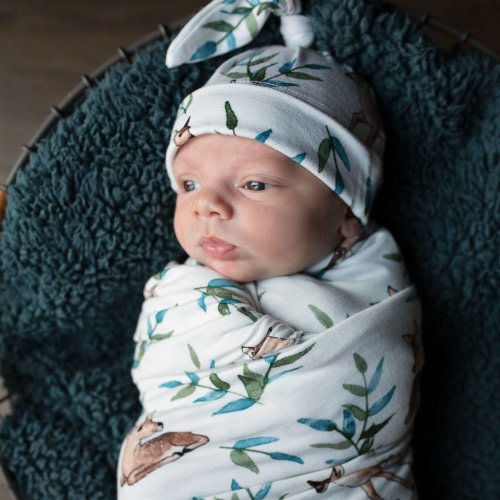 Fawn Swaddle and Hat Set – Milkmaid Goods