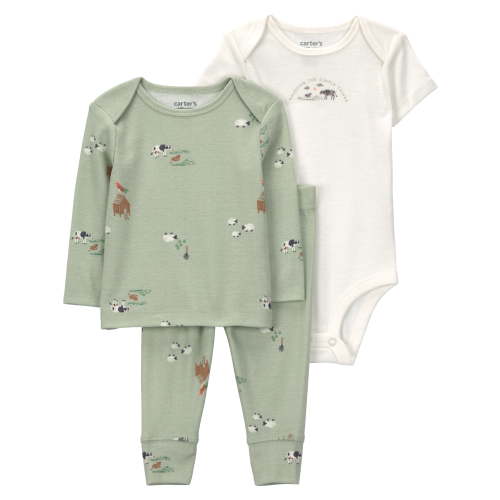 Carter's Child of Mine Baby Boy Outfit Set, 3-Piece, Sizes 0/3-24 Months