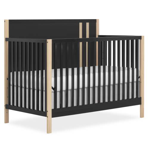 Dream On Me Soho Convertible Crib In Matte Black Vintage