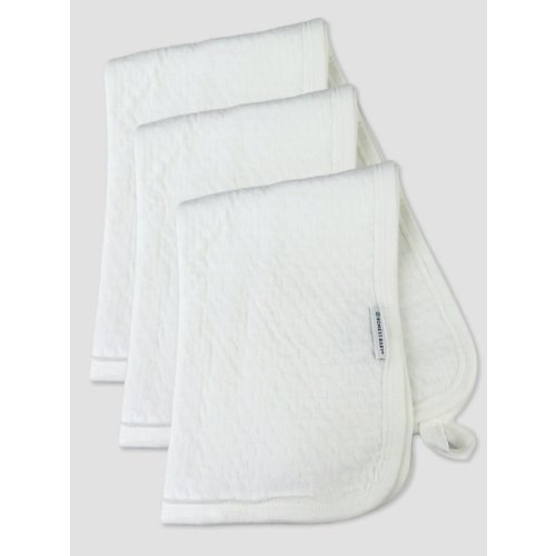 Honest Baby Clothing 3 Pack Organic Cotton Matelasse Burp Cloth | Gap