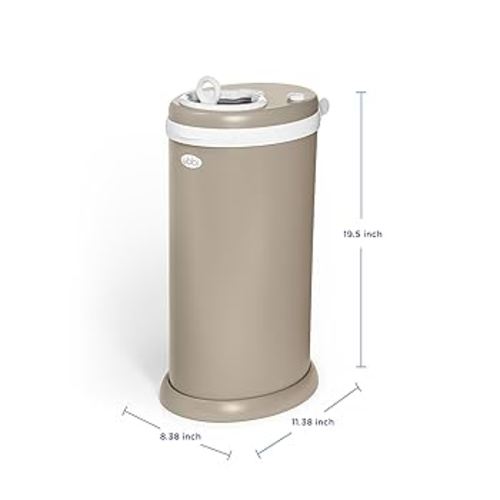 Amazon.com: Ubbi Steel Diaper Pail, Odor Locking, No Special Bag Required, Award-Winning, Registry Must-Have, White : Baby