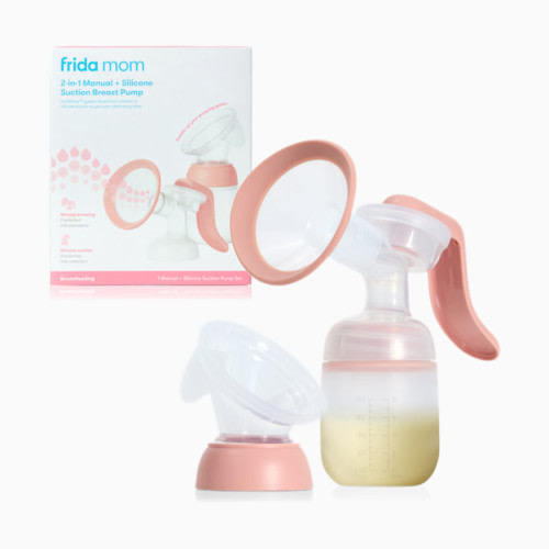 2-in-1 Manual Breast Pump - White