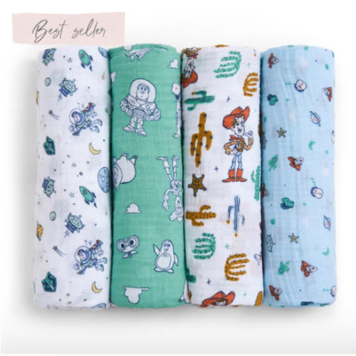 aden + anais Disney™ Toy Story essentials cotton muslin swaddles 4 pack