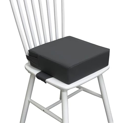 Toddler Booster Seat - Enhanced Comfort, Easy-to-Clean, Non-Slip, and Travel-Friendly（Rock Gray）