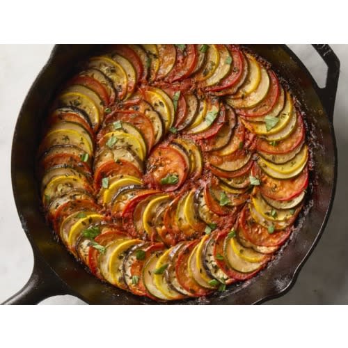 Cast Iron Ratatouille made by Grandma