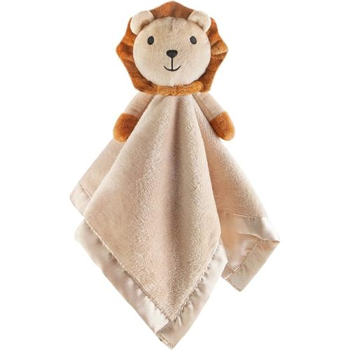 Pro Goleem Loveys for Babies - Soft Security Blanket Baby Snuggle Toy Newborn Stuffed Animals Baby Gifts for Boys and Girls, Lion 16 Inch