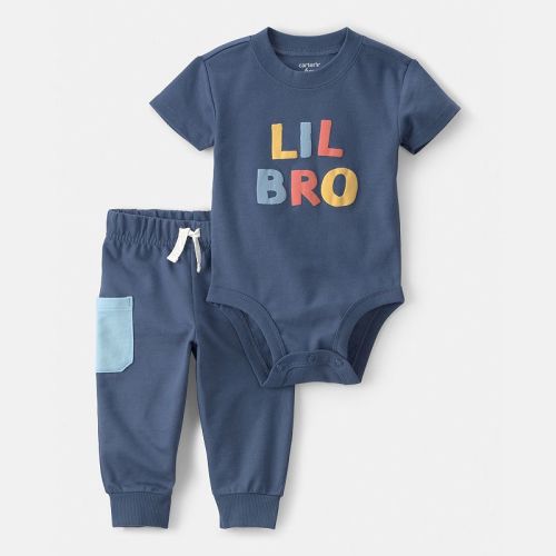 Baby Boy Carter's 2-pc. 'Lil Bro' Bodysuit & Pants Set