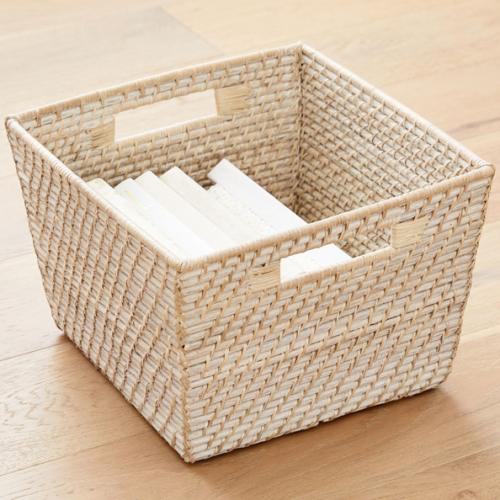Quinn White Washed Baskets | Kids Storage | Pottery Barn Kids