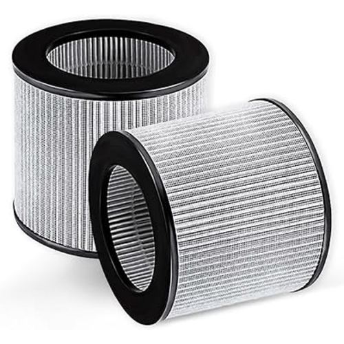 2801 Replacement Filter Compatible with Bissell MYair Personal Air Purifiers 2780 2780A 2780B 2780P and 27809 - Compare to My Air Part 2801-3-in-1 HEPA and Activated Carbon Filters (2 Pack)