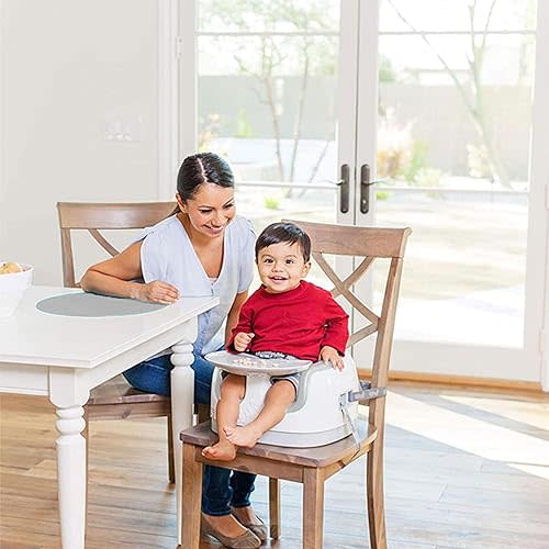 Bumbo 3-in-1 Baby Multi Seat Booster w/Feeding Tray, 6-36 Months Old, Cool Grey