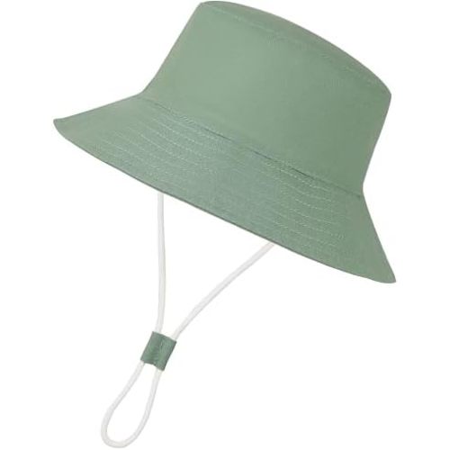Baby Boy Sun Hat Toddler Summer Protection Beach Hat Toddler Girl Summer Bucket Hat Cotton Linen Baby Hat