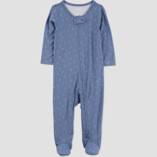 Carter's Just One You® Baby Boys' Speck Comfy Soft Sleep N' Play - Blue/White 9M