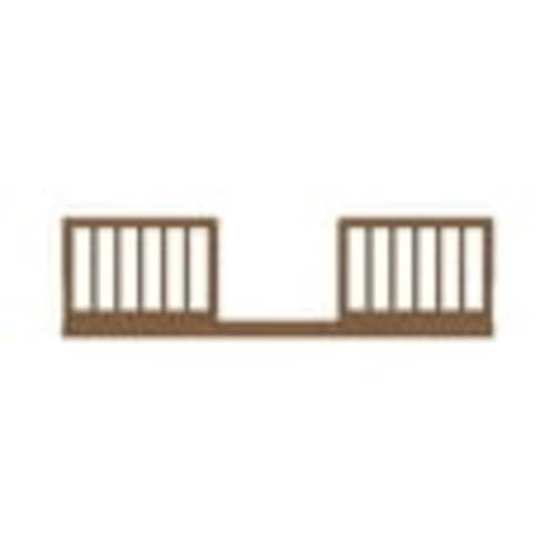 Graco Toddler Safety Guardrail Kit (Dowels), Hazelnut