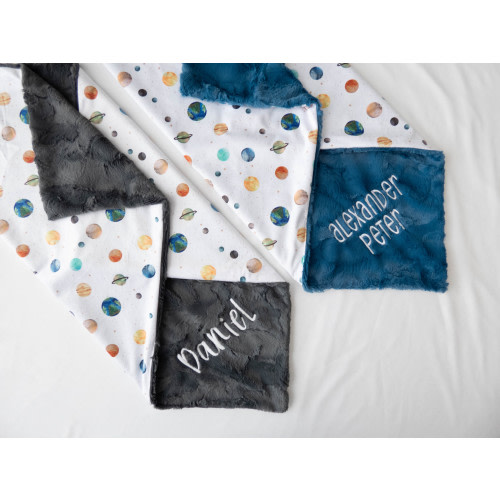 Solar System Baby Blanket
