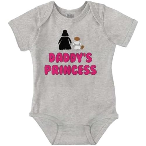Brisco Brands Daddy's Princess Dark Galaxy Baby Bodysuit Jumper Girls