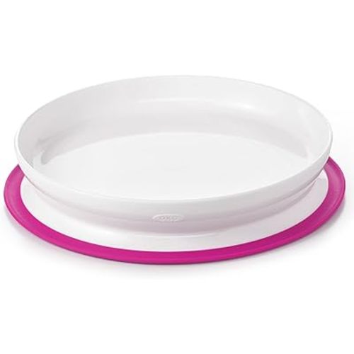 OXO Tot Stick & Stay Suction Plate, Pink