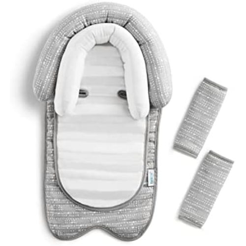 Munchkin Brica XtraGuard Head Support & Strap Cover for Baby Car Seats with Silver-Ion Technology