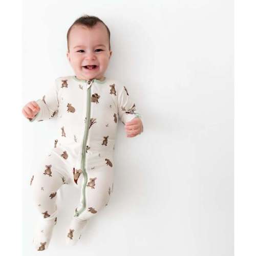 Zippered Footie, Koala - Bamboo Little | Maisonette