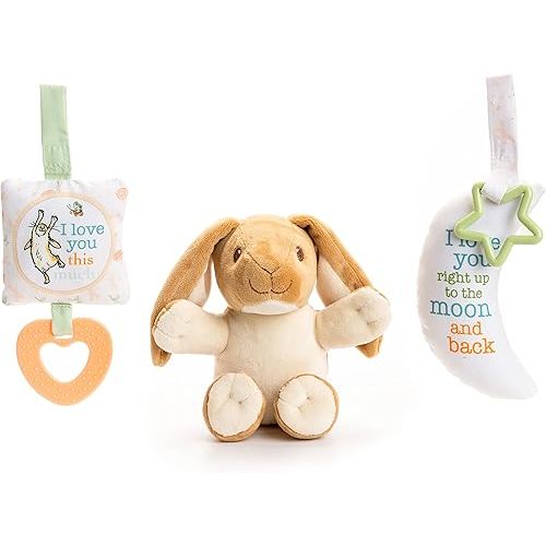 KIDS PREFERRED Guess How Much I Love You 3 Piece Gift Set with Stuffed Animal and Activity Toys
