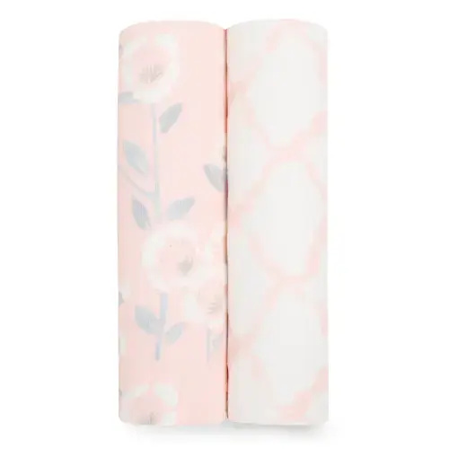 aden + anais stencil silky soft swaddle 2 pack