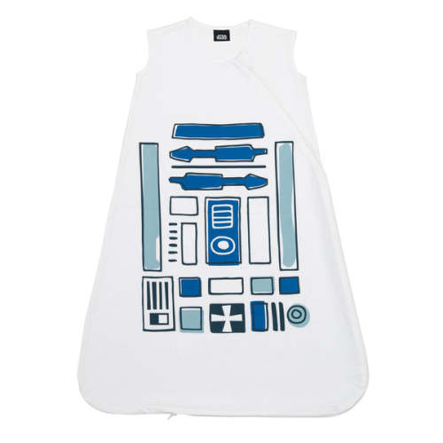Star Wars R2D2 100% Cotton White Droid Wearable Blanket – Lambs & Ivy