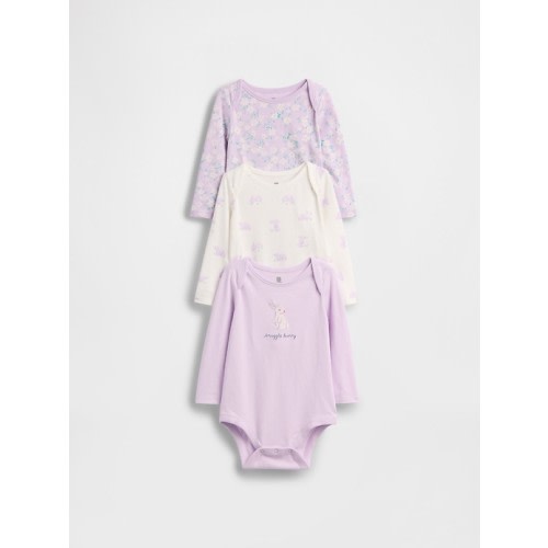 Baby First Favorites Organic Cotton Bodysuit (3-Pack)