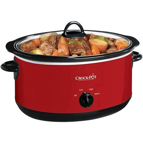 Crock-pot Express Crock Slow Cooker, 8 quart, Red
