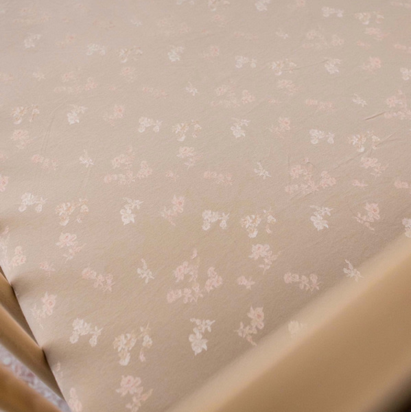 Whimsical Floral Organic Cotton BEESNUG® Fitted Crib Sheet