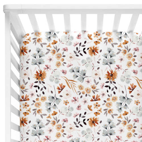 Lorelai's Floral Crib Sheet