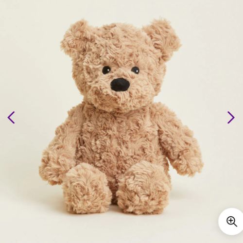Unscented Brown Curly Bear Warmies | Unscented Microwavable Brown Curly Bear Warmies Stuffed Animal | Warmies USA