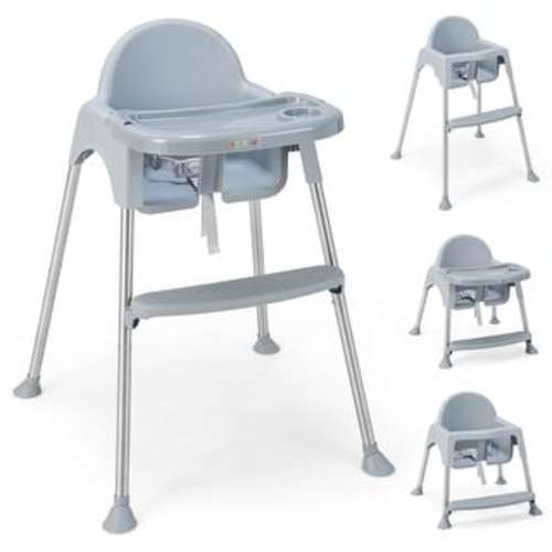 Babyjoy 4-in-1 Convertible Baby High Chair Feeding with Removable - See Details