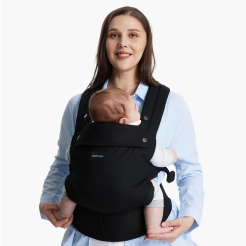 Momcozy Lightweight Baby Carrier Newborn to Toddler in Black