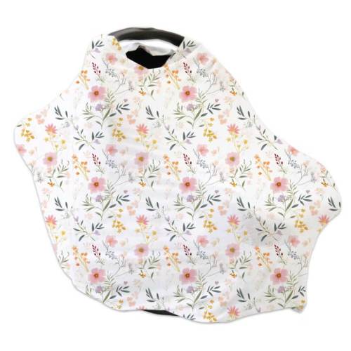 Winnie's Wildflowers Multi-Use Stretchy Car Seat & Nursing Cover