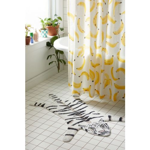 Tiger Shape Tufted Bath Mat