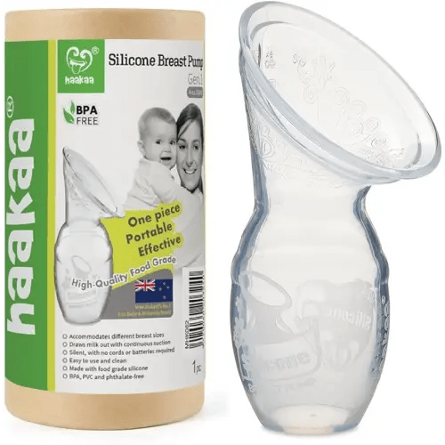 Haakaa Silicone Breastfeeding Manual Breast Pump Milk Pump 100% Food Grade Silicone BPA PVC and Phthalate Free