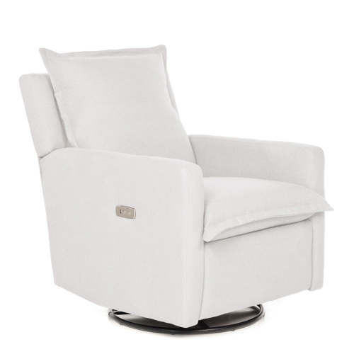 Flynn Recliner Swivel Glider - High Performance Cloud White