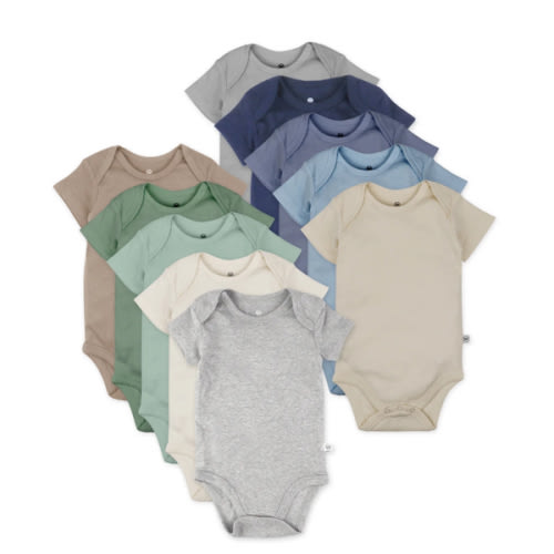 10-Pack Organic Cotton Short Sleeve Bodysuits | Honest Baby Clothing