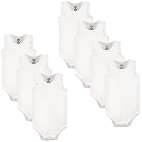 Luvable Friends Unisex Baby Cotton Sleeveless Bodysuits