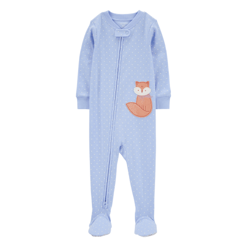 Baby 1-Piece Fox 100% Snug Fit Cotton Footie Pajamas - Carter's | Carter's