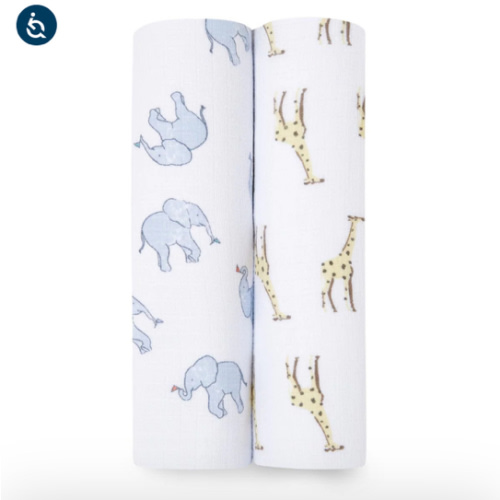 Cotton Muslin Swaddle Safari | aden + anais