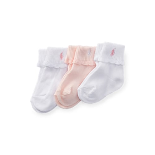 Scalloped Cuffed Sock 3-Pack