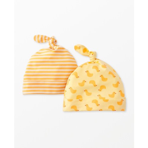 2-Piece Baby Layette Top Knot Beanie in HannaSoft™ | Hanna Andersson